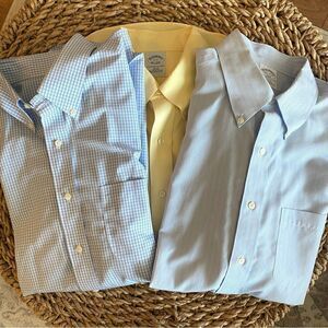 Brooks Brothers mens button up shirts XL bundle of 3